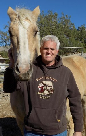 Ralph Borcherds with his horse